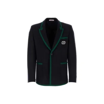 Valentino VLogo Patch Single Breasted Jacket