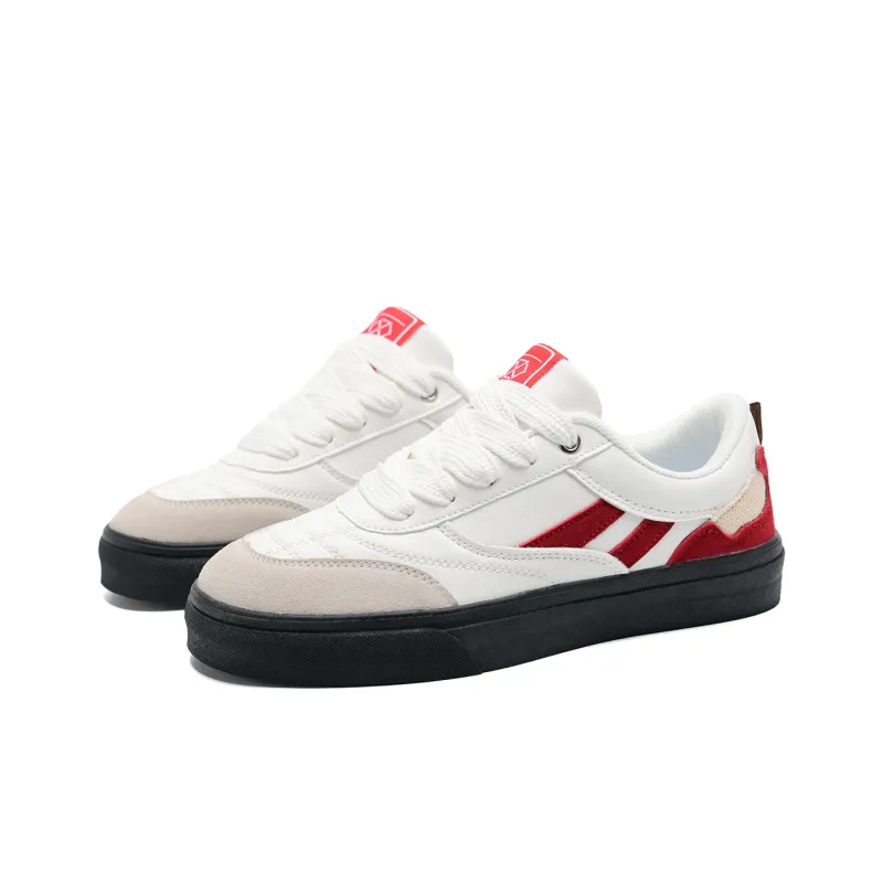Circle Small Slip Resistant Lightweight Breathable Moisture Wicking Low Top Skateboard Shoes Unisex-16