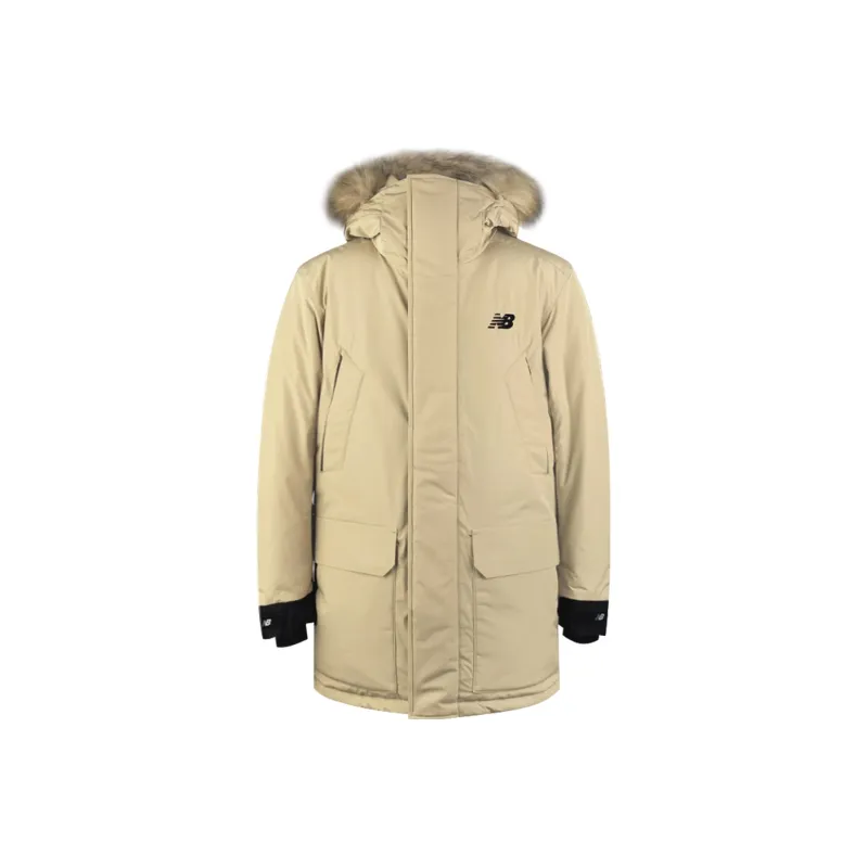 New Balance Down Jacket Men's Light Brown-0