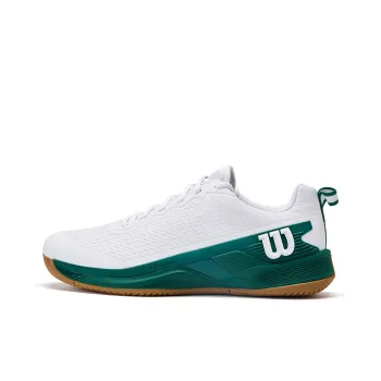 Wilson RUSH PRO 4.5 Low Top Tennis Shoes Men's White Green