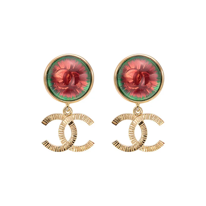 CHANEL Earrings Women's Gold-0
