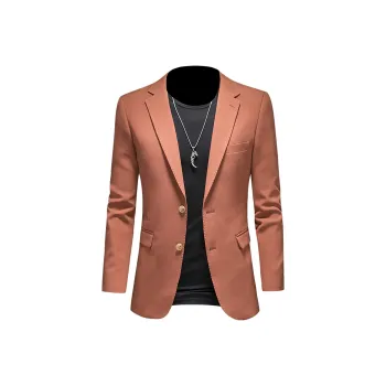 DABAISHA Business Suit Men's Bright Orange
