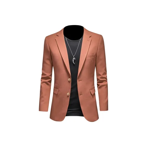 DABAISHA Business Suit Men's Bright Orange