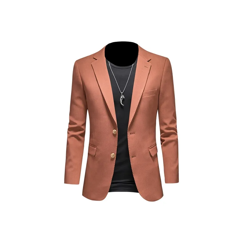 DABAISHA Business Suit Men's Bright Orange-0