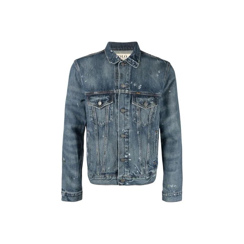 Polo Ralph Lauren Denim Jackets Men Blue-0