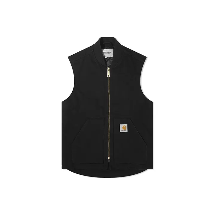 Carhartt WIP Logo Patch Zipped Gilet-0