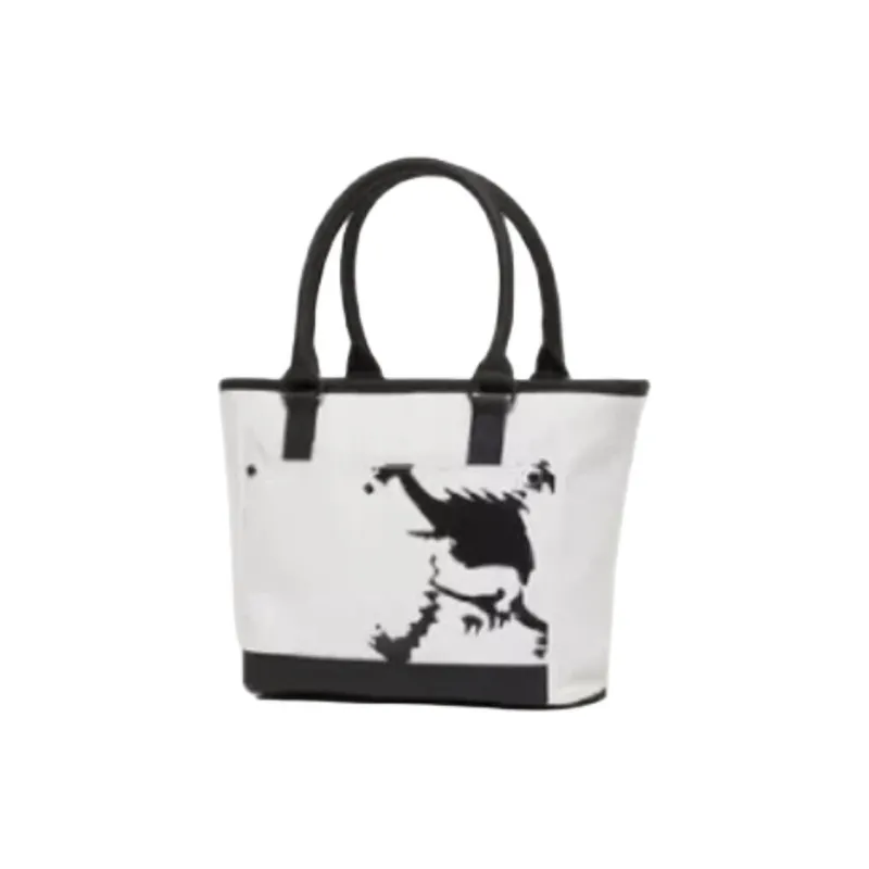Oakley Polyester Tote Bag, Shopping Bag, Handbag Mini Unisex White-1