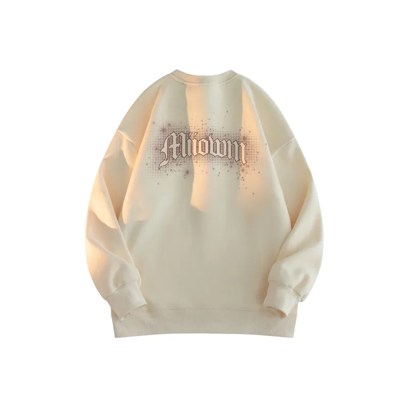 MIIOW Trend Party Series Sweatshirt Unisex Light Heather Gray-10