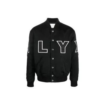 1017 ALYX 9SM Logo Patch Embroidered Varsity Jacket