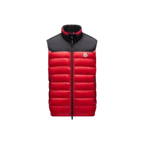 Moncler Vests Men Red