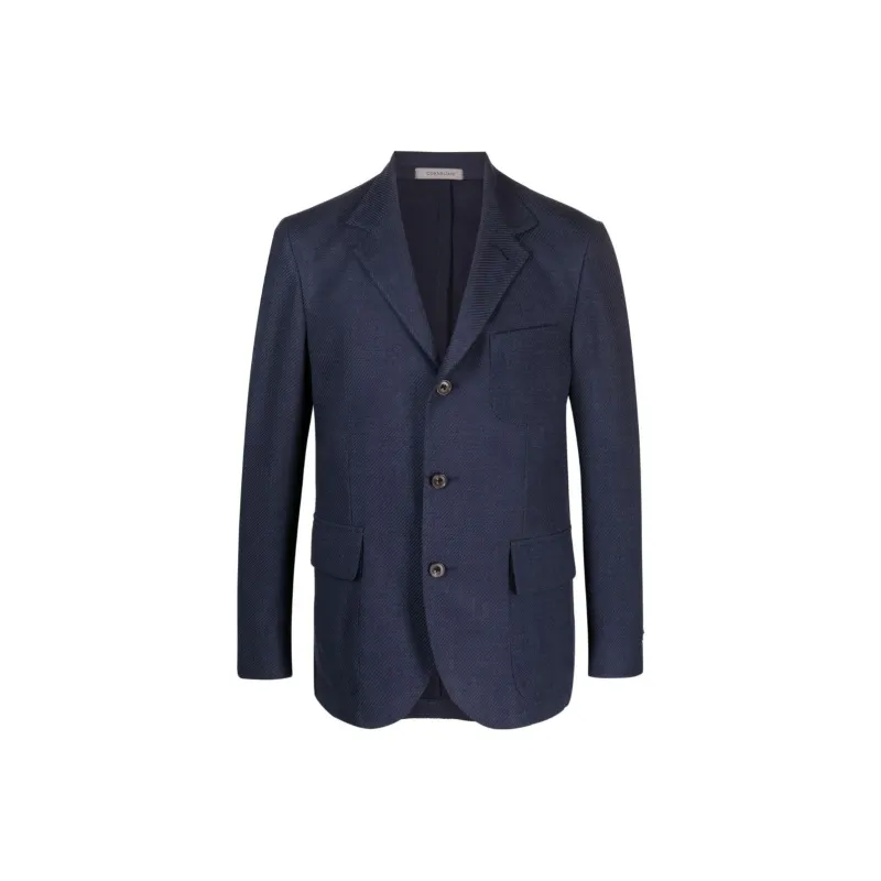 Corneliani Single breasted Knitted Blazer-0