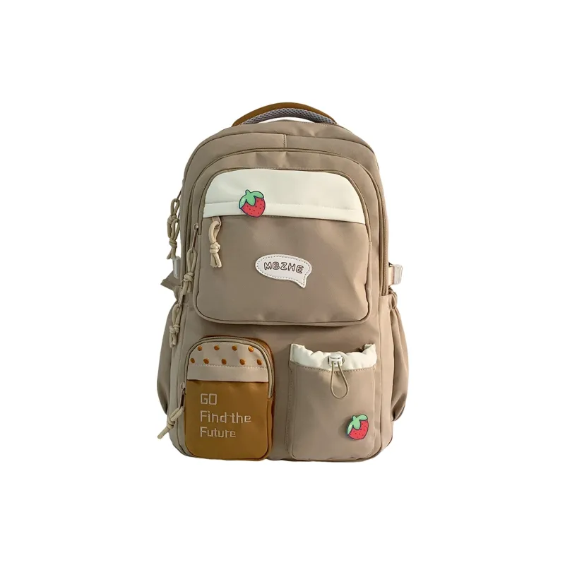 Alcohol Dragon Canvas Backpack Regular Women's Multicolor-24