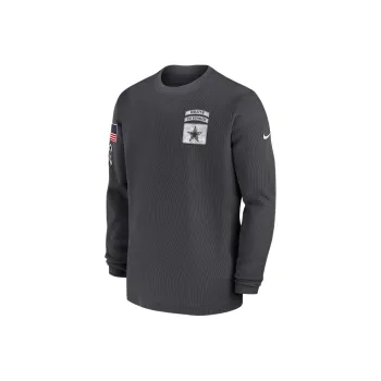 Nike Dallas Cowboys Salute To Service Edge Lockup Men's Nike Nfl Long Sleeve Top