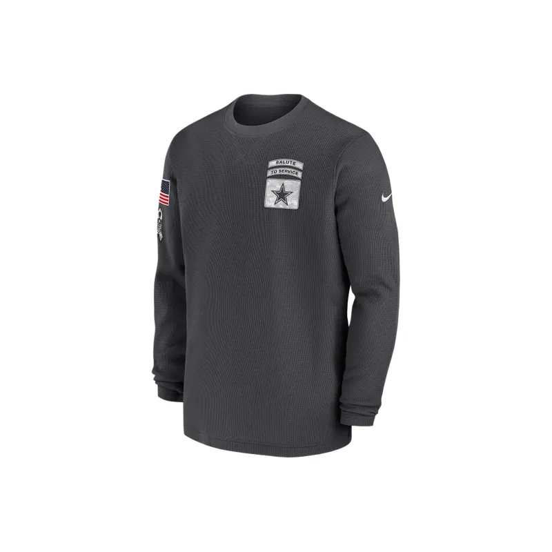 Nike Dallas Cowboys Salute To Service Edge Lockup Men's Nike Nfl Long Sleeve Top-0