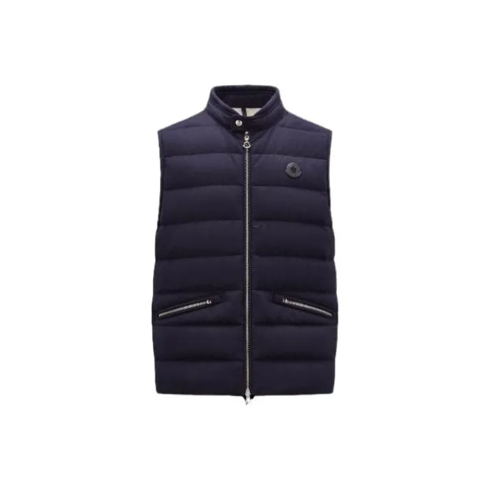 Moncler Vests Men Blue-0