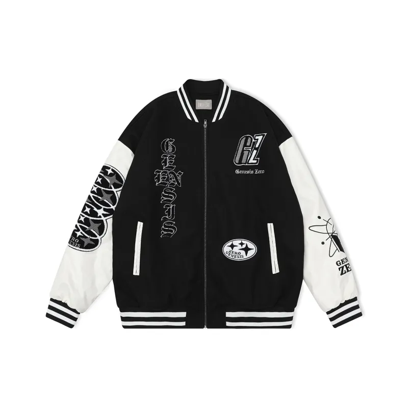 PCMY x Genesiszero Puffer Jacket Unisex Black White-0