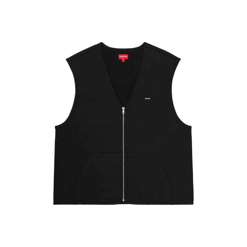 Supreme Zip Up Sweat Vest-0