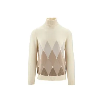 BALLANTYNE Argyle-intarsia Sweater