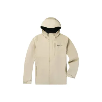 Columbia Waterproof And Windproof To Keep Warm Windbreaker Jacket Unisex Ecru