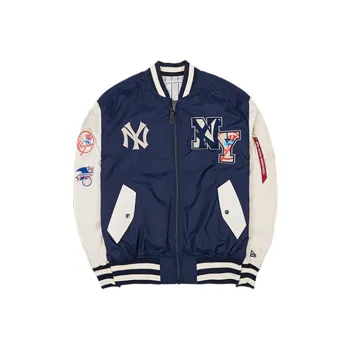 Alpha Industries X New Era Jackets Unisex Navy Blue