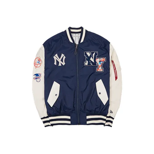 Alpha Industries X New Era Jackets Unisex Navy Blue