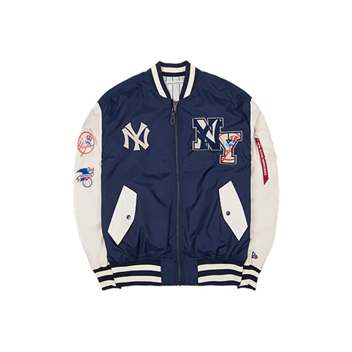 Alpha Industries X New Era Jackets Unisex Navy Blue-0