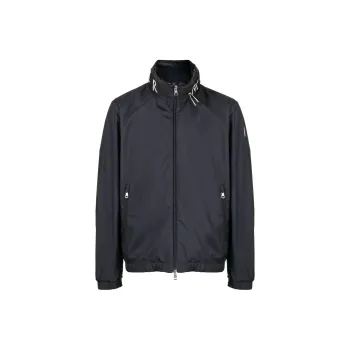 Moncler Beid Concealed Hood Zip Up Jacket