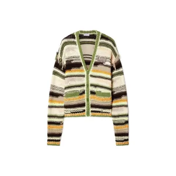 OFF WHITE Striped Cardigan