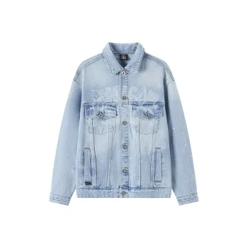 VOLCOM Denim Jackets Unisex Denim Blue