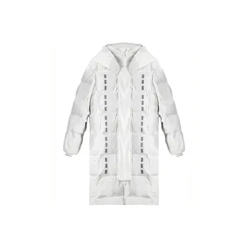 NORVINCY Puffer Jackets Unisex White