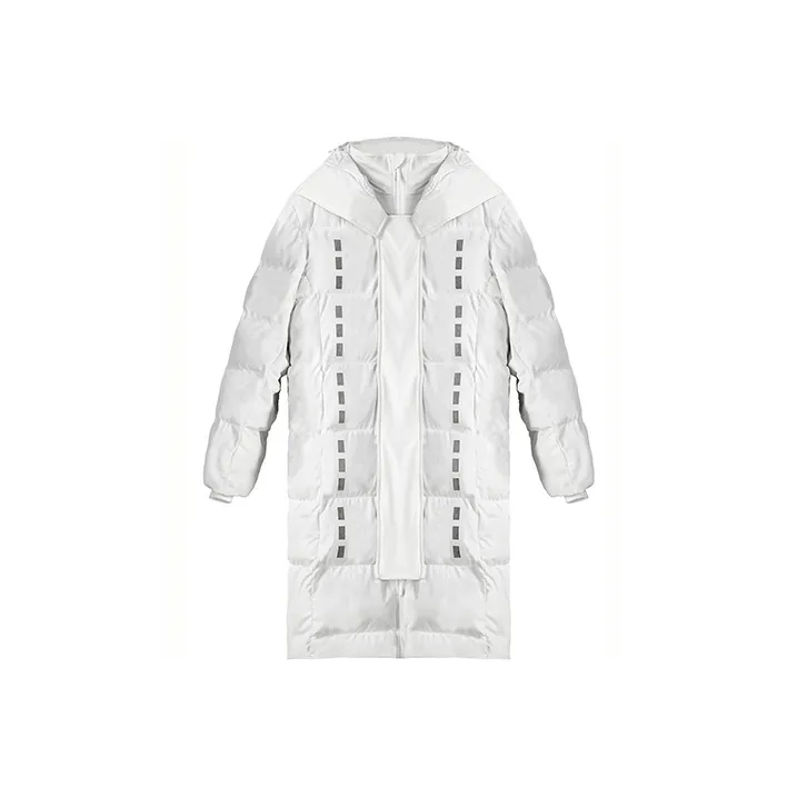 NORVINCY Puffer Jackets Unisex White-0