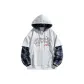White Heather Gray-Mock Two-Piece Trendy Brand