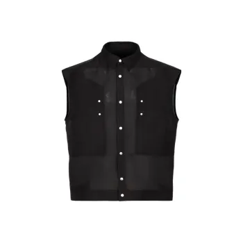 RICK OWENS Vests Men Black