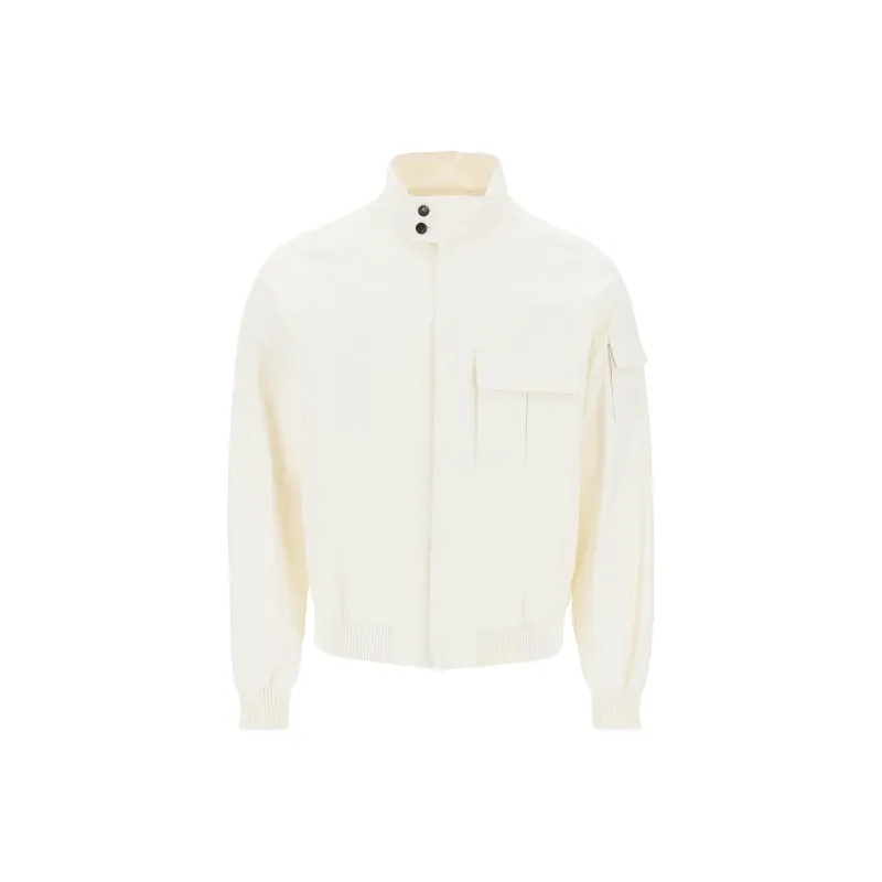 Ferragamo Standing Collar Zipped Jacket-0