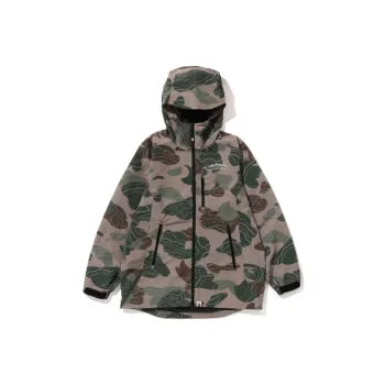A BATHING APE Layered Line Camo Shell Jacket