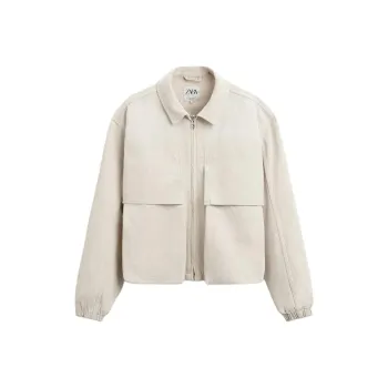 ZARA Jackets Men Beige