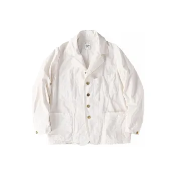 Burberry Denim Jackets Unisex White