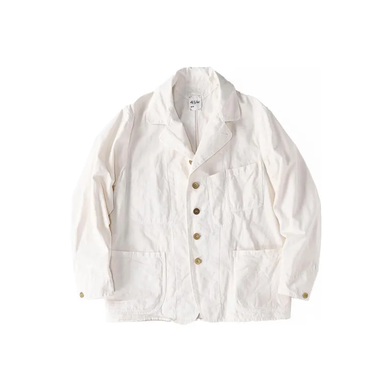 Burberry Denim Jackets Unisex White-0