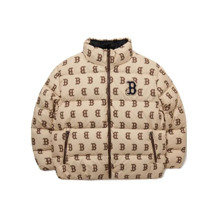 MLB Down Jacket Cropped Unisex Khaki-0