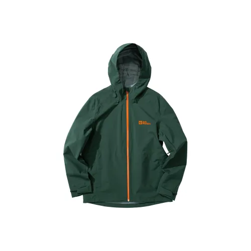 Jack Wolfskin Outdoor Hiking Waterproof, Windproof, Breathable, And Abrasion Resistant Windbreaker Jacket Men's