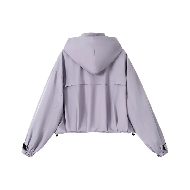 DOKZB Jackets & Coats Women's Sheer Purple-1
