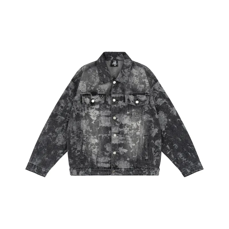 XINYINSU Denim Jacket Unisex Gray-0