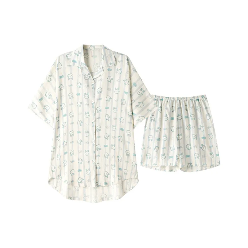 Top Melon Pajama Set Women's Image Color-0