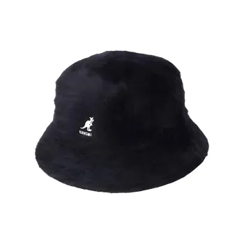 KANGOL Wool Modified Acrylic Nylon Bucket Hats Unisex Black