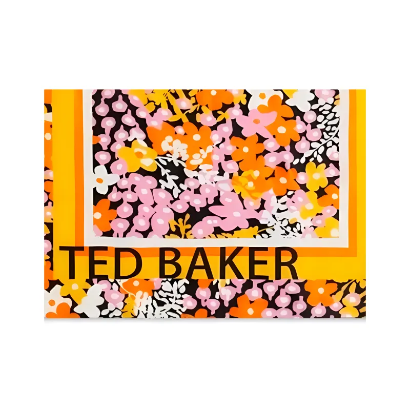 Ted Baker Silk Silk Scarves Women's Yellow-2