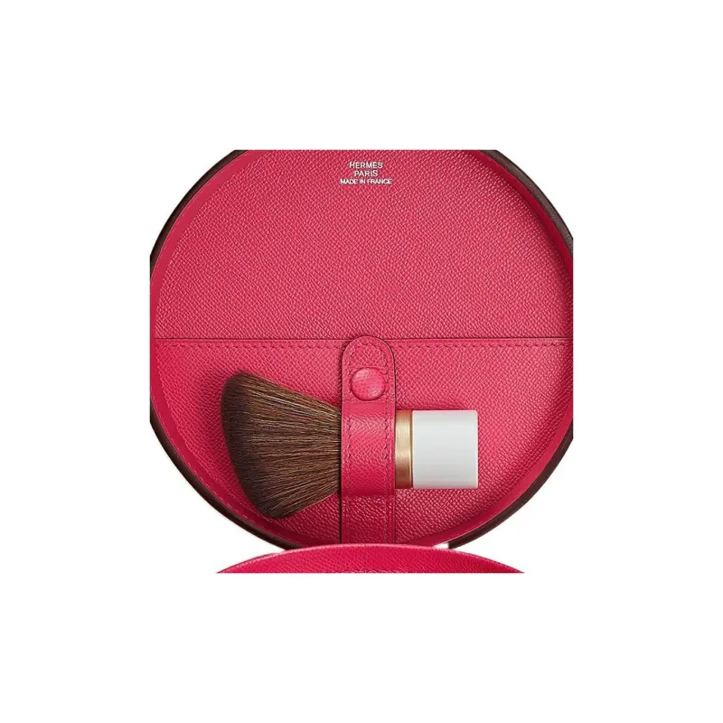 HERMES H Beauté Calfskin Shoulder Bag, Crossbody Bag Women's I6 Rose Extreme Ultimate Pink-3