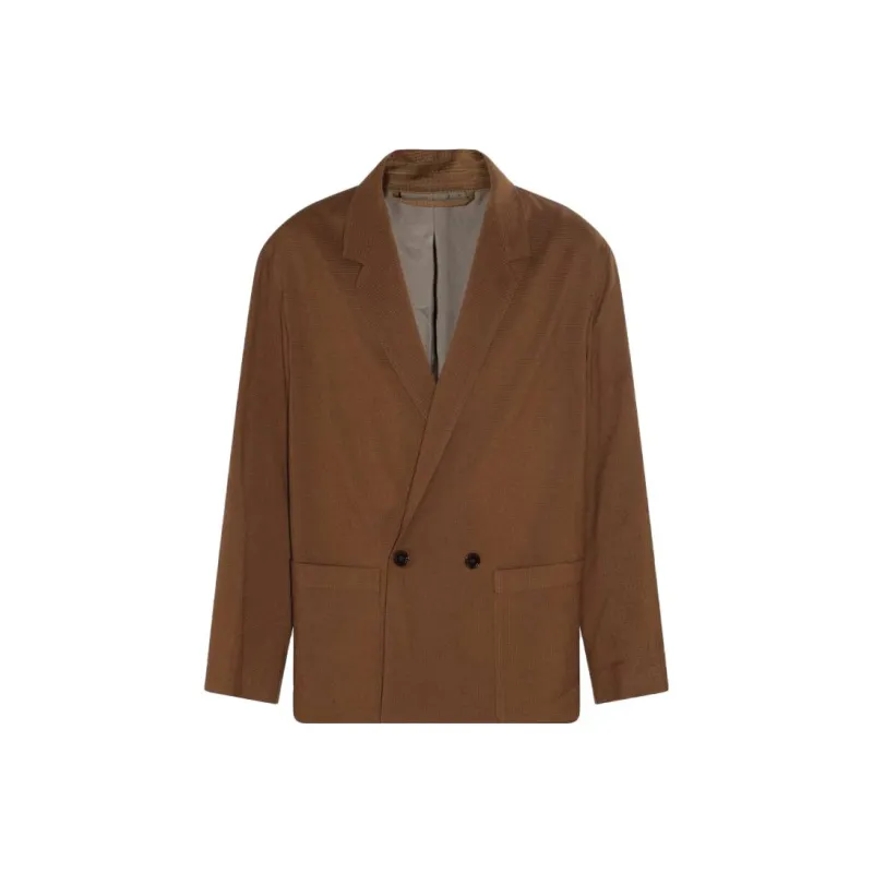 Lemaire Notched lapel Double breasted Blazer-0