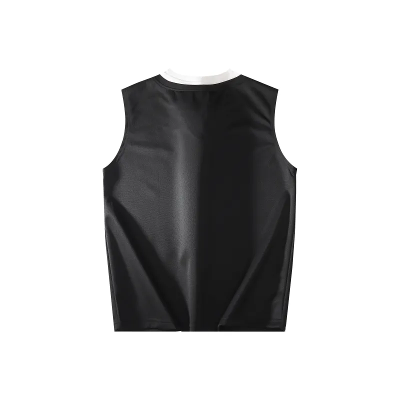 OGEK Tank Top Unisex Black Comes With Brooch-2