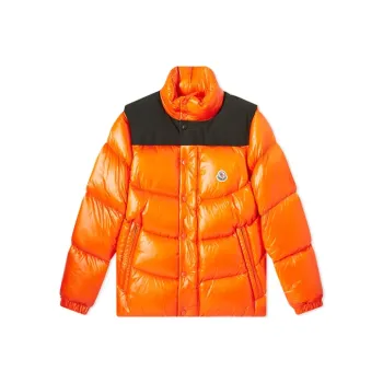 Moncler Down Jackets Men Orange