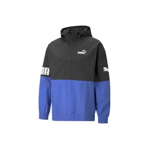 PUMA Jackets Men Blue